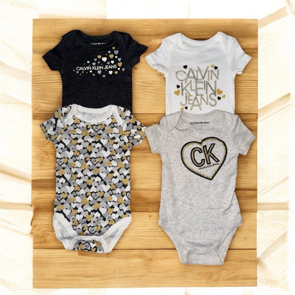 Calvin Klein Jeans Onesie’s/Bodysuits - Black, White, Gray, Gold